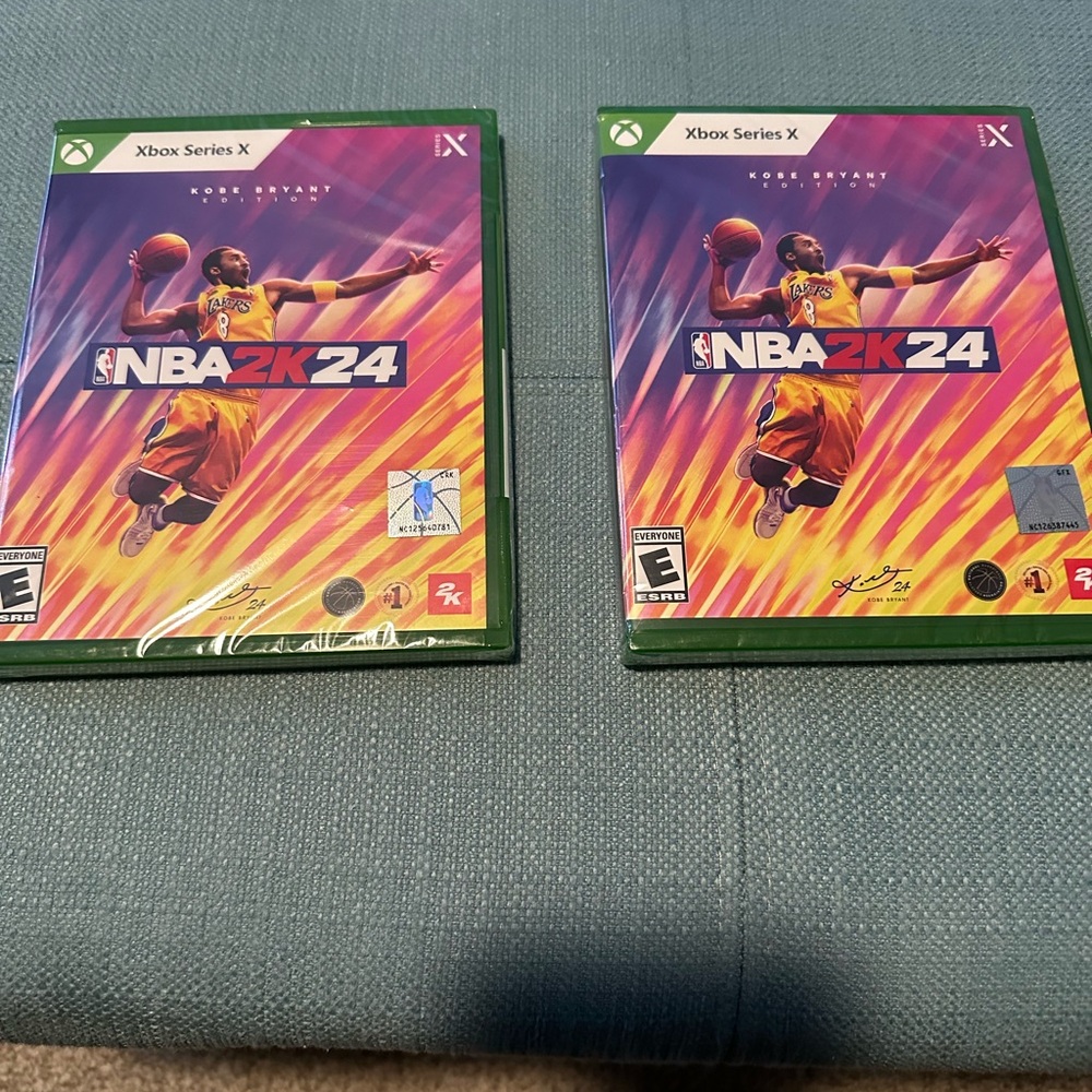 NBA 2K24 Red and Orange Xbox Game